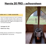 Harvia 20 PRO schoorsteen voor buitensauna