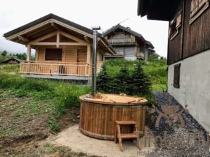 Round wood powered hot tub (3)