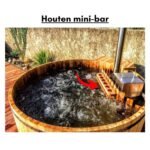 Houten mini bar
