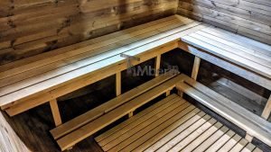 Rectangular Barrel Wooden Outdoor Sauna (10)