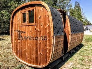 Rectangular Wooden Outdoor Sauna (5)