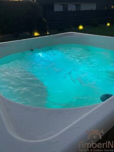 Grote vierkante spa hot tub (8)